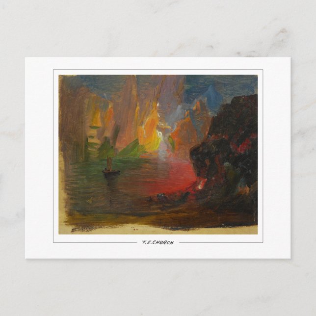 Frederic Edwin Church #15 - Finkonst Vykort (Framsida)
