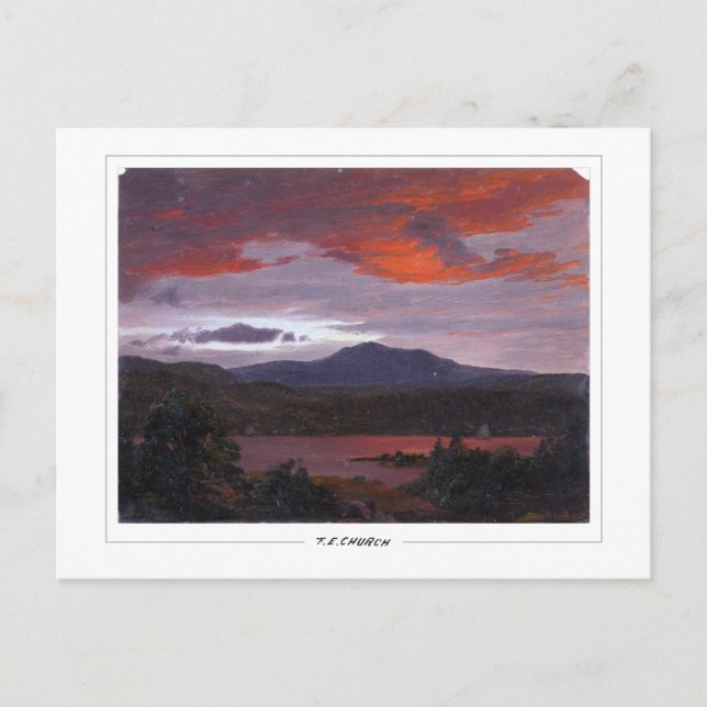 Frederic Edwin Church #21 - Finkonst Vykort (Framsida)