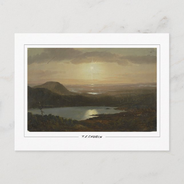 Frederic Edwin Church #231 - Finkonst Vykort (Framsida)