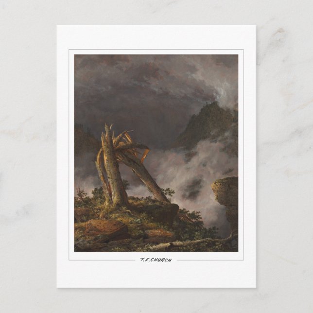 Frederic Edwin Church #2 - Finkonst Vykort (Framsida)