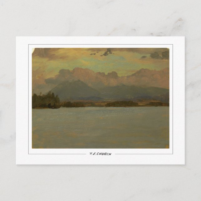 Frederic Edwin Church #396 - Finkonst Vykort (Framsida)