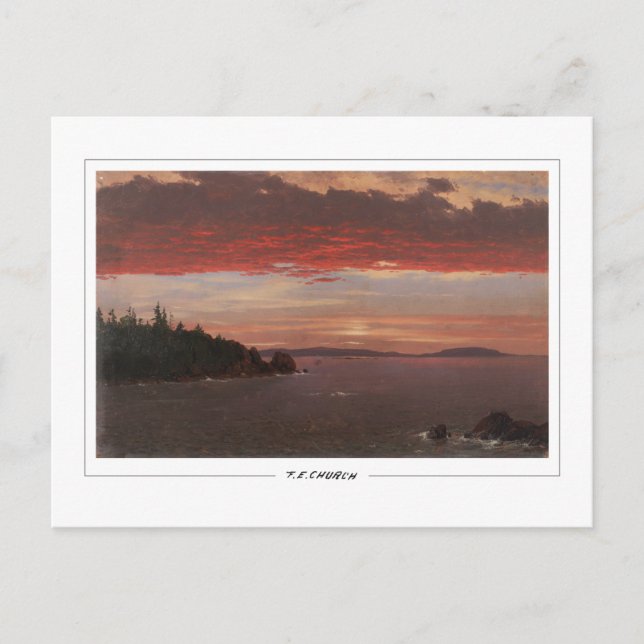 Frederic Edwin Church #416 - Finkonst Vykort (Framsida)