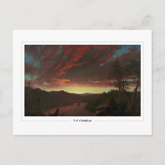 Frederic Edwin Church #423 - Finkonst Vykort (Framsida)