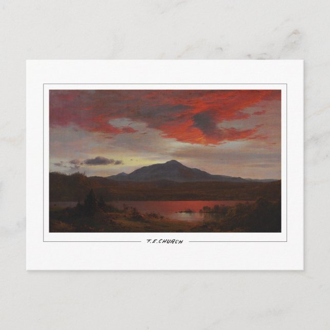 Frederic Edwin Church #611 - Fin konst Vykort (Framsida)