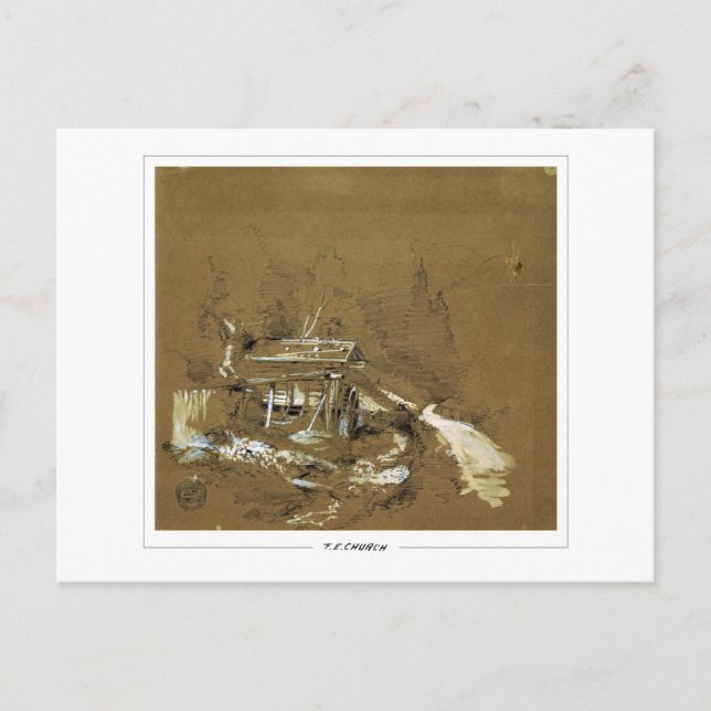 Frederic Edwin Church #715 - Fin konst Vykort (Framsida)