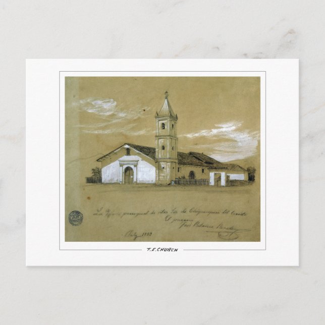 Frederic Edwin Church #755 - Finkonst Vykort (Framsida)