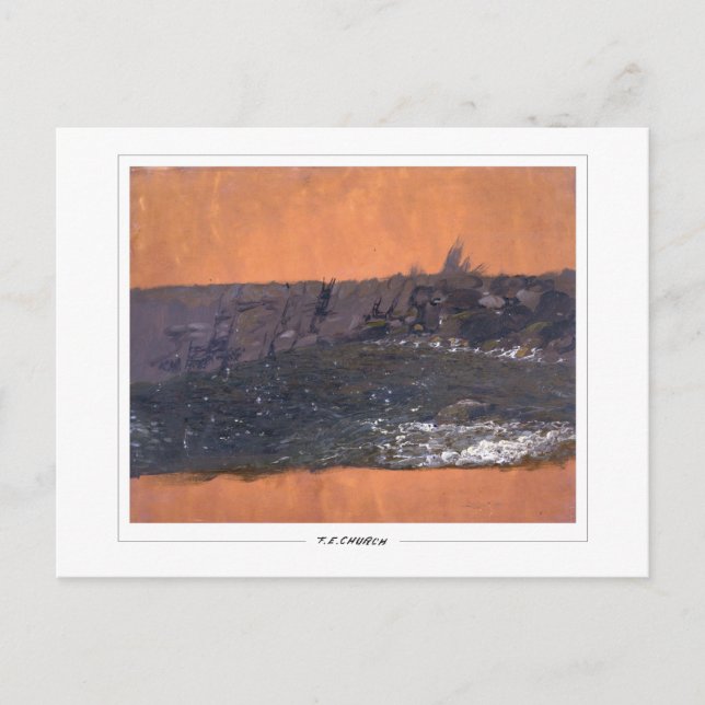 Frederic Edwin Church #76 - Finkonst Vykort (Framsida)