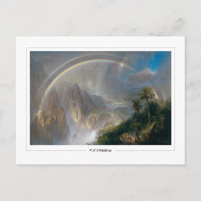 Frederic Edwin Church #855 - Fine Art Vykort (Framsida)