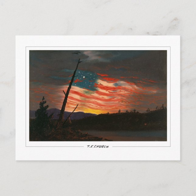 Frederic Edwin Church #8 - Finkonst Vykort (Framsida)