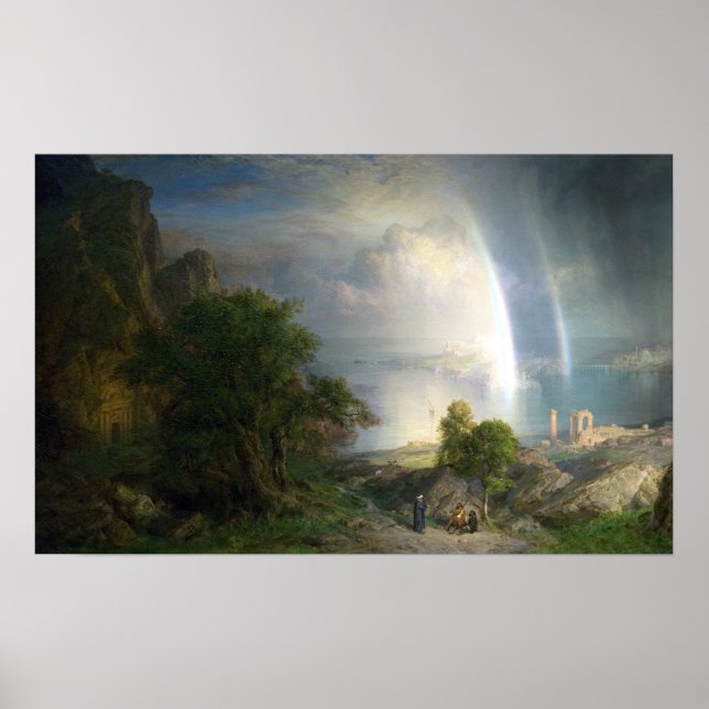 Frederic Edwin Church Aegean Sea Poster (Framsidan)