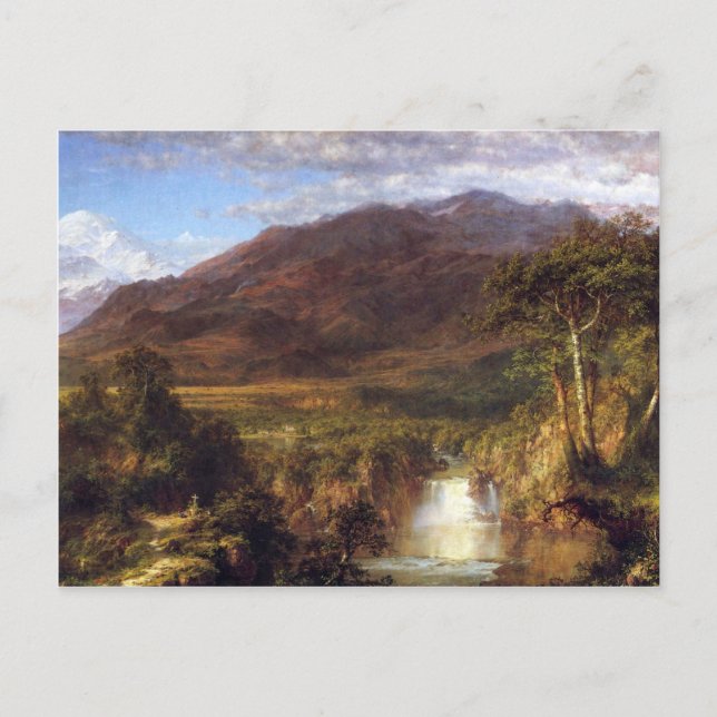 Frederic Edwin Church - Andes hjärta Vykort (Framsida)