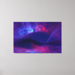 FREDERIC EDWIN CHURCH - Aurora Borealis (1865) - Canvastryck