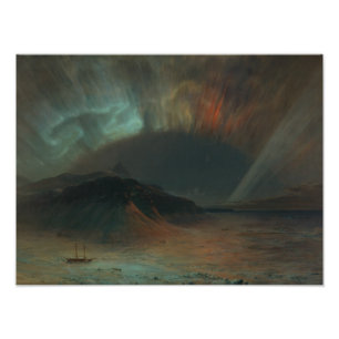 Frederic Edwin Church - Aurora Borealis Fototryck
