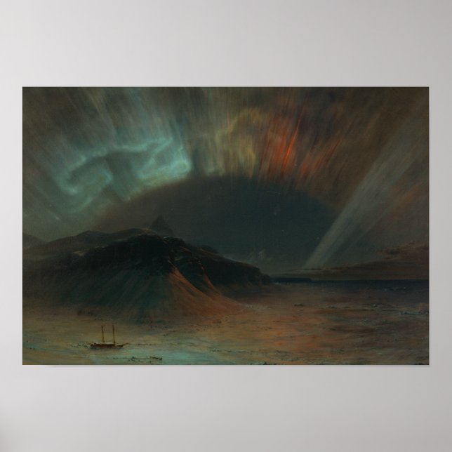 Frederic Edwin Church - Aurora Borealis Poster (Framsidan)