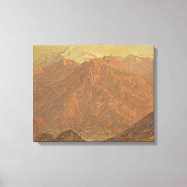 Frederic Edwin Church - Colombia eller Ecuador Canvastryck (Framsida)