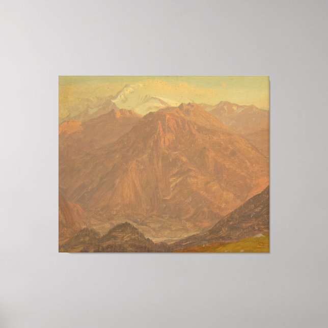 Frederic Edwin Church - Colombia or Ecuador Canvastryck (Framsida)