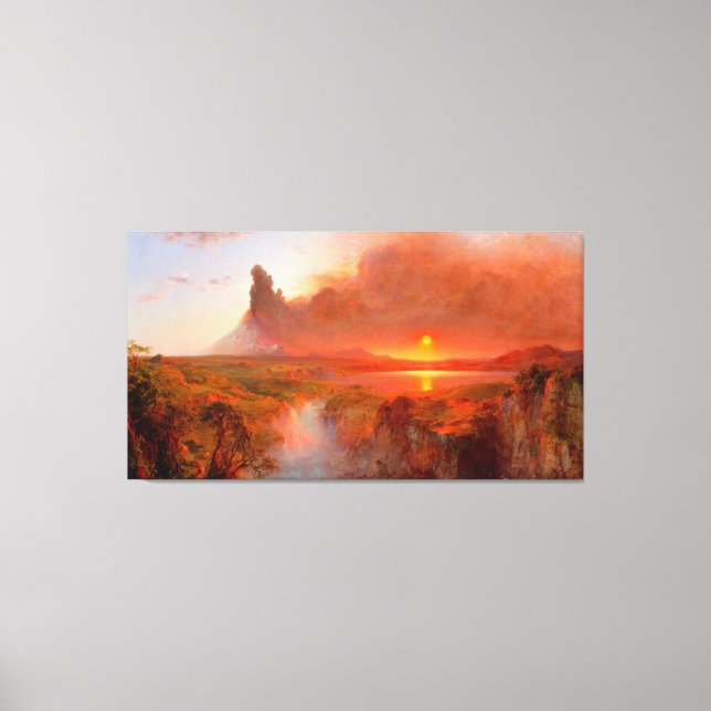 FREDERIC EDWIN CHURCH - COTOPAXI - 1862 - CANVASTRYCK (Framsida)