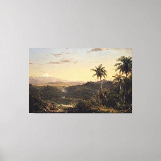 Frederic Edwin Church - Cotopaxi  Canvastryck (Framsida)