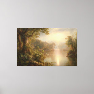 FREDERIC EDWIN CHURCH - EL RIO DE LUZ - 1877 - CANVASTRYCK