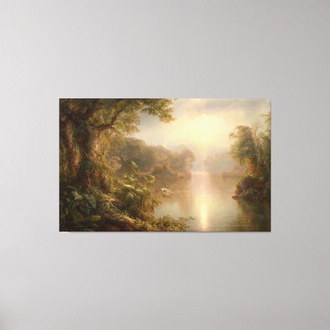 FREDERIC EDWIN CHURCH - EL RIO DE LUZ - 1877 - CANVASTRYCK (Framsida)