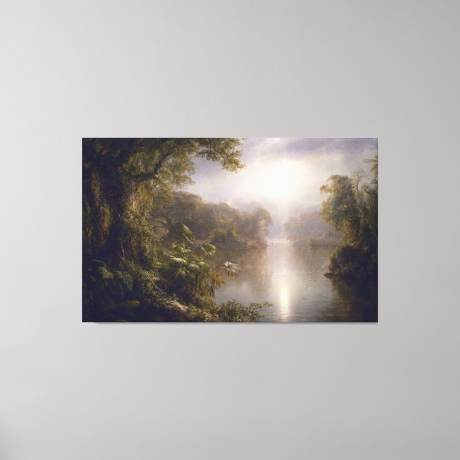 Frederic Edwin Church - El Rio de Luz Canvastryck (Framsida)