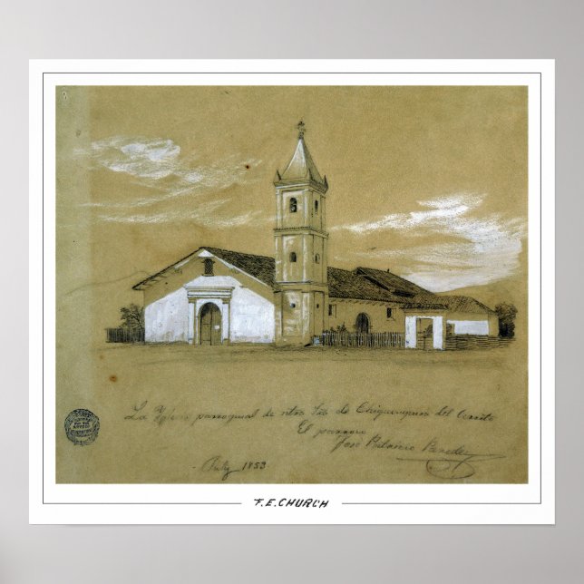 Frederic Edwin Church Fine Art #755 Poster (Framsidan)