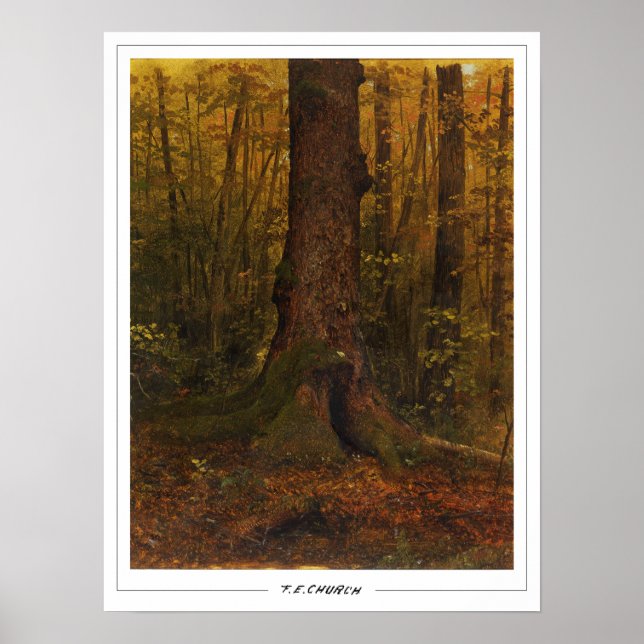 Frederic Edwin Church finkonst #18 Poster (Framsidan)