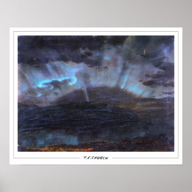 Frederic Edwin Church finkonst #392 Poster (Framsidan)