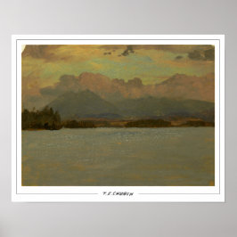 Frederic Edwin Church finkonst #396 Poster