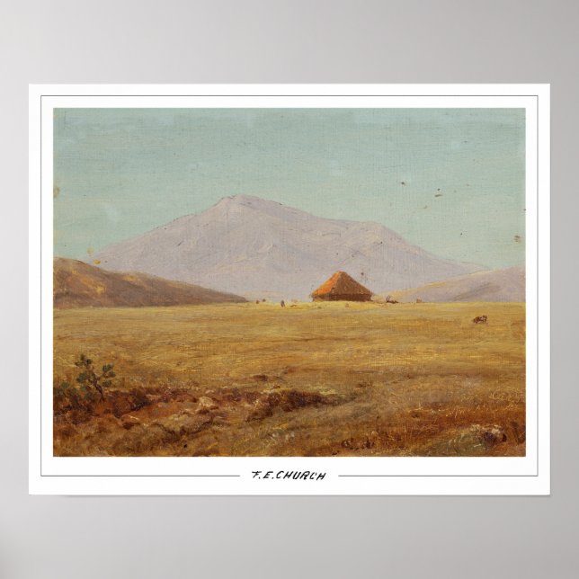 Frederic Edwin Church finkonst #400 Poster (Framsidan)