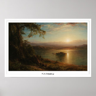 Frederic Edwin Church finkonst #538 Poster