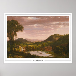 Frederic Edwin Church finkonst #664 Poster