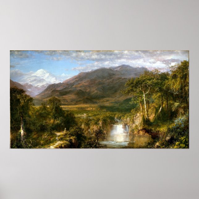 Frederic Edwin Church Heart of the Andes Poster (Framsidan)