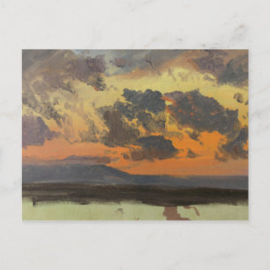 Frederic Edwin Church - Himlar vid Sunset, Jamaica Vykort
