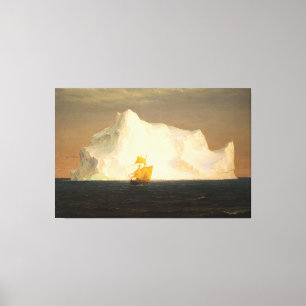 FREDERIC EDWIN CHURCH - ICEBERG - 1891 - CANVASTRYCK