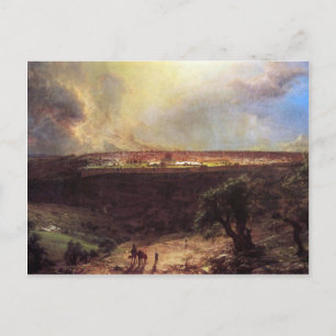 Frederic Edwin Church - Jerusalem från Olivberget Vykort