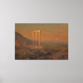 Frederic Edwin Church - Klassiska ruiner, Syrien Canvastryck