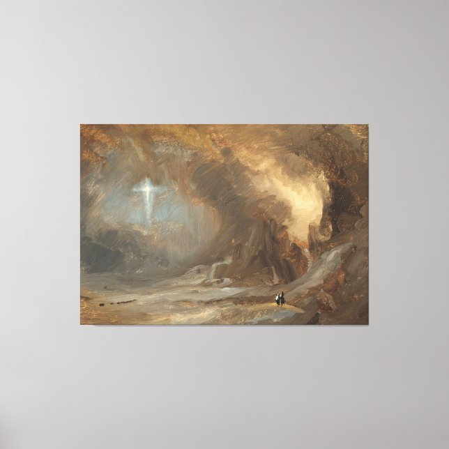 Frederic Edwin Church - Korsets vision  Canvastryck (Framsida)