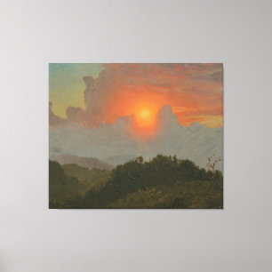 Frederic Edwin Church - Molniga himlar Canvastryck