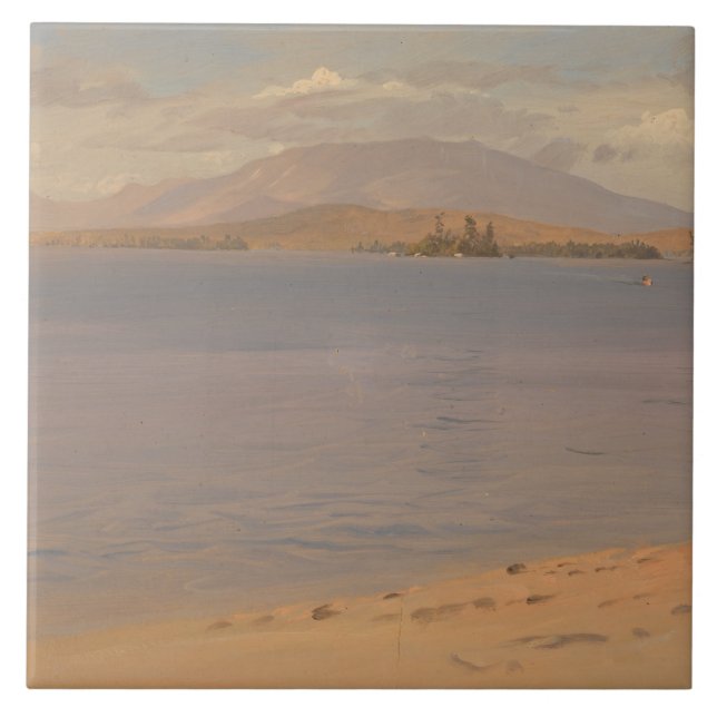 Frederic Edwin Church - Mount Katahdin från Sjö Kakelplatta (Framsidan)