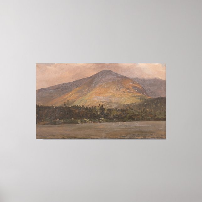 Frederic Edwin Church - Mt. Katadhin, som visar Canvastryck (Framsida)