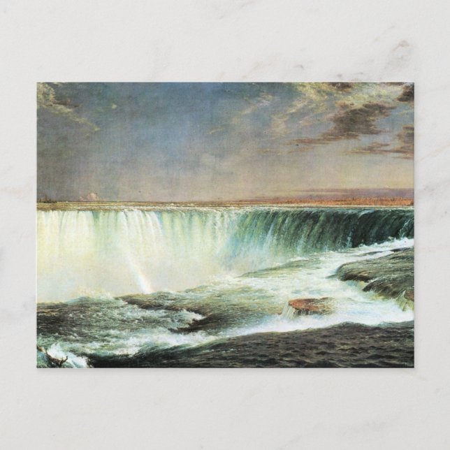Frederic Edwin Church - Niagara Falls Vykort (Framsida)