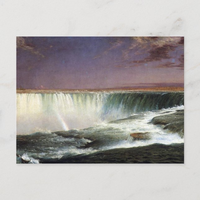 Frederic Edwin Church - Niagara Vykort (Framsida)