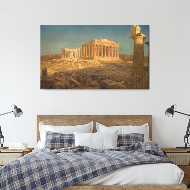 Frederic Edwin Church - Parthenon  Canvastryck (Insitu (sovrum))