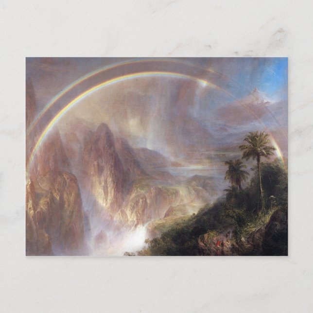Frederic Edwin Church - Rainy-säsongen i tropiken Vykort (Framsida)
