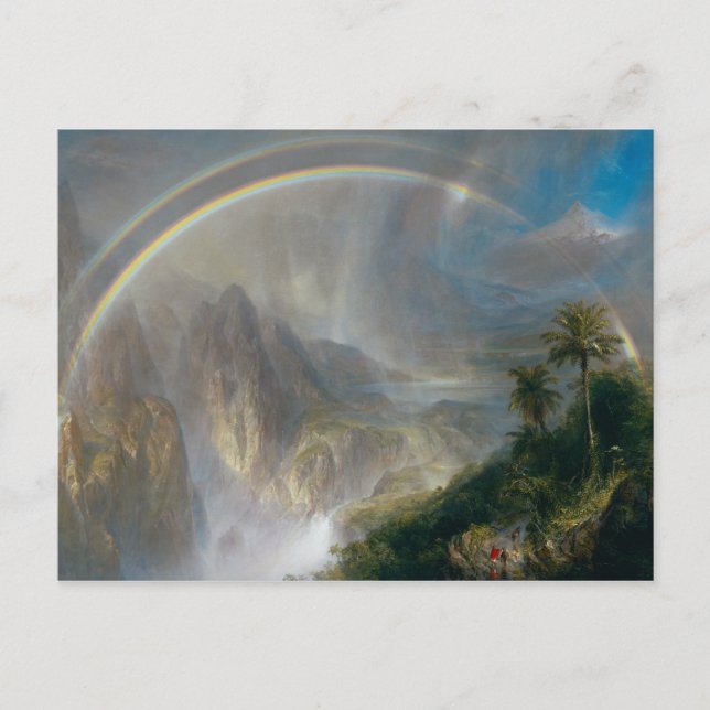 Frederic Edwin Church - Rainy Season i Tropiken Vykort (Framsida)