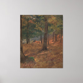 Frederic Edwin Church - Skogsscen Canvastryck