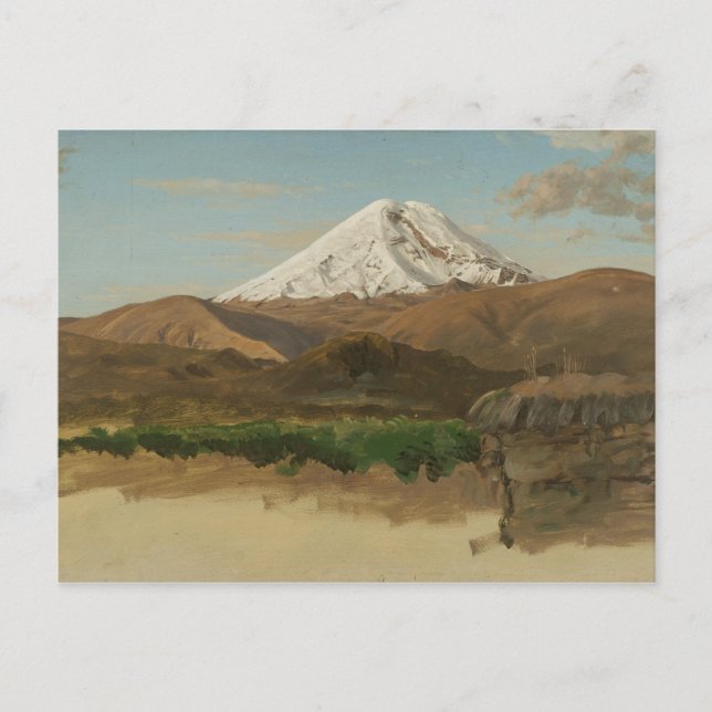 Frederic Edwin Church - Study of Mount Chimborazo Vykort (Framsida)