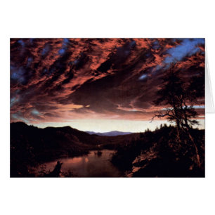 Frederic Edwin Church - Twilight in Wilderness OBS Kort
