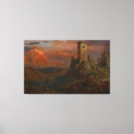 Frederic Edwin Church - Utsiktstorn i Italien Canvastryck